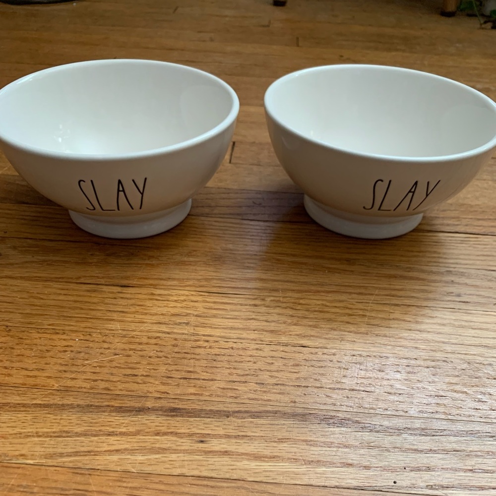 NWOT Rae Dunn “Slay” Bowls - Picture 2 of 4